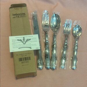 New in box Gallery by Southern Living At Home Stainless Flatware Collection